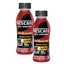 Kit 2 Suplemento Alimentar Nescafé Pro-Energy 15g de Proteína Capuccino Canela 270ml