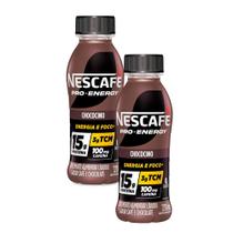 Kit 2 Suplemento Alimentar Nescafé Pro-Energy 15g de Proteína Chococino 270ml