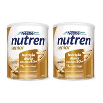 Kit 2 Suplemento Alimentar Nutren Senior Baunilha 370g Cada