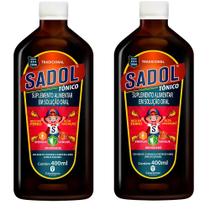 Kit 2 Suplemento Alimentar Sadol Tônico 400ml - Catarinense Kit 2 Suplemento Alimentar Sadol Tônico 400ml - Catarinense