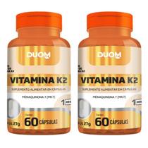 Kit 2 Suplemento Alimentar Vitamina K2 60 Cps 27g - Duom