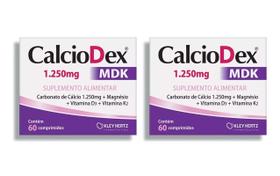 Kit 2 Suplemento Calciodex Mdk 1250mg 60 Cpr - Kley Hertz Kit 2 Suplemento Calciodex Mdk 1250mg 60 Cpr - Kley Hertz