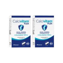 Kit 2 Suplemento Calcivitam Flex Com 60 Cápsulas - Herbamed