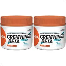 Kit 2 Suplemento Creatina Monohidratada e Beta Alanina 300g Massa Muscular Treino Pura Creathinex