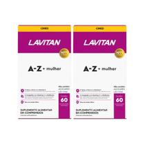 Kit 2 Suplemento Lavitan A-Z + Mulher 60 Comprimidos - Cimed