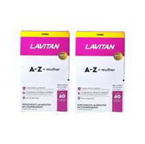 Kit 2 Suplemento Lavitan A-Z Mulher Com 60 Cp - Cimed