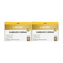 Kit 2 Suplemento Lavitan Cabelos E Unhas 60 Cápsulas - Cimed