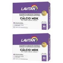 Kit 2 Suplemento Lavitan Cálcio MDK 30Cps - Cimed