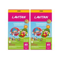 Kit 2 Suplemento Lavitan Vitaminas Infantil 60 Comp - Cimed Kit 2 Suplemento Lavitan Vitaminas Infantil 60 Comp - Cimed