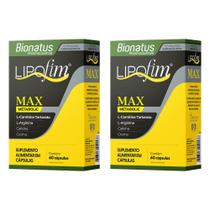 Kit 2 Suplemento Lipofim Max Metabolic com 60Cps - Bionatus