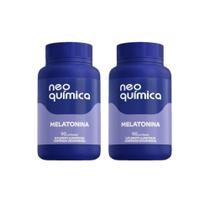 Kit 2 Suplemento Melatonina Com 90 Comprimidos - Neo Química Kit 2 Suplemento Melatonina Com 90 Comprimidos - Neo Química