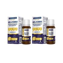 Kit 2 Suplemento Melatonina Gotas Maracujá 20mL Catarinense