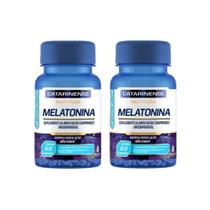 Kit 2 Suplemento Melatonina Sem Sabor 60 Comp - Catarinense
