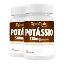 Kit 2 Suplemento Mineral de Potássio Apisnutri 60 Cápsulas