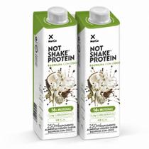 Kit 2 Suplemento NOT SHAKE Protein Baunilha c/ Coco 250ml