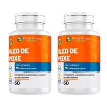 Kit 2 Suplemento Óleo De Peixe Omega 3 Epa E Dha 500mg - 60caps