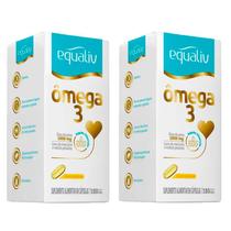 Kit 2 Suplemento Ômega 3 180 Cápsulas - Equaliv