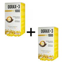 Kit 2 Suplemento Omega 3 OGRAX-3 1000 Cachorro Gato 30 Cáps - Avert