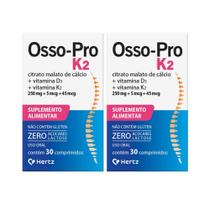 Kit 2 Suplemento Osso-Pro K2 Com 30 Comprimidos - Hertz Kit 2 Suplemento Osso-Pro K2 Com 30 Comprimidos - Hertz