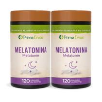 Kit 2 Suplemento para Sono 210mcg 120 Cápsulas Prime Ervas