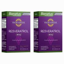 Kit 2 Suplemento Radiance Resveratrol 30Cps - Bionatus