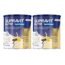 Kit 2 Suplemento Supravit Nutri Baunilha 400g - Hertz Kit 2 Suplemento Supravit Nutri Baunilha 400g - Hertz