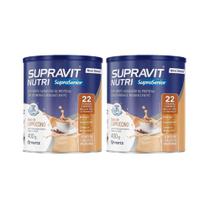 Kit 2 Suplemento Supravit Nutri Cappuccino 400g Hertz Kit 2 Suplemento Supravit Nutri Cappuccino 400g Hertz