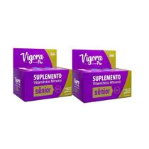 Kit 2 Suplemento Vigora Plus Sênior 50+ 60 Cps - Prati