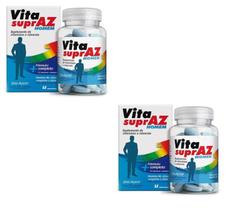 Kit 2 Suplemento Vita SuprAZ Homem 60 Cp - União Química Kit 2 Suplemento Vita SuprAZ Homem 60 Cp - União Química