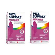 Kit 2 Suplemento Vita Supraz Mulher Imunidade Vitamina 60cps Kit 2 Suplemento Vita Supraz Mulher Imunidade Vitamina 60cps
