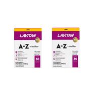Kit 2 Suplemento Vitamina Lavitan A-Z Mulher 60 Cpr - Cimed