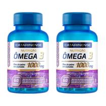 Kit 2 Suplemento Vitamina Ômega 3 1000mg 60Cps - Catarinense