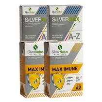 Kit 2 Suplemento Vitaminas Max Imune + 2 Polivitamínico A-Z Kit 2 Suplemento Vitaminas Max Imune + 2 Polivitamínico A-Z
