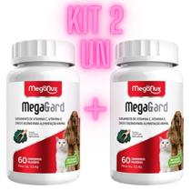 Kit 2 Suplementos MEGA-GARD 60comp - Cães e Gatos Kit 2 Suplementos MEGA-GARD 60comp - Cães e Gatos