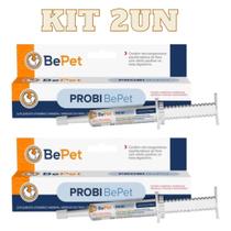 Kit 2 Suplementos Vitaminico Probiótico Bepet Cão/Gato 13ml