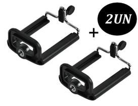 KIT 2 Suporte Adaptador com Rosca Universal Para Celulares para rosquear em Tripe