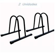 Kit 2 Suporte Bicicletario Expositor Para Bicicletas Bike Estacionamento Condomínio