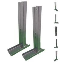 Kit 2 Suporte de Fixação Reforçado Para Motor de Portão Basculante RCG PPA Garen Rossi Intelbras