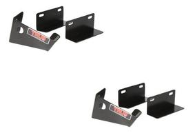 Kit 2 Suporte De Parede Pé De Vela Horizontal Para Bike True