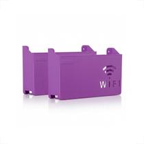 Kit 2 Suporte de Roteador Organizador Modem Wi-fi Adesivo de Parede Rack
