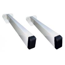 Kit 2 Suporte Grapa De Parafusar P/ Pia Bancada 50cm Branco Kit 2 Suporte Grapa De Parafusar P/ Pia Bancada 50cm Branco