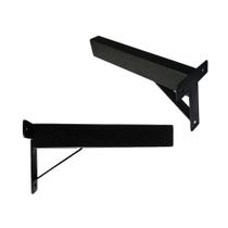 Kit 2 Suporte Mão Francesa Grapa 30cm De Parafusar Prateleiras, Pia e Bancada