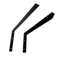 Kit 2 Suporte Mão Francesa para Granito Pia Mármore Bancada Reforçado Cantoneira em L 40cm Dws Aço