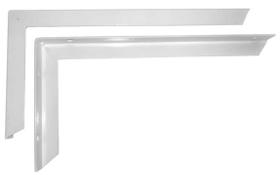 Kit 2 Suporte Mão Francesa Reforçada 50Cm Branca