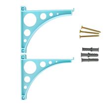 Kit 2 Suporte Mão Francesa Super Resistente Cantoneira para Prateleiras 15 a 30cm Suporta até 25kg