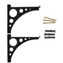 Kit 2 Suporte Mão Francesa Super Resistente Cantoneira para Prateleiras 15 a 30cm Suporta até 25kg