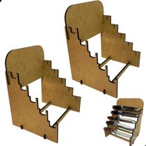 kIT 2 Suporte p/5 facas Display Expositor De Facas Coleção Luxo Madeira kIT 2 Suporte p/5 facas Display Expositor De Facas Coleção Luxo Madeira