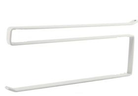 Kit 2 Suporte Para Porta Rolo De Papel Toalha Branco