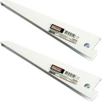Kit 2 Suporte para Trilho Duplo Aço Branco 17cm - Starfer Kit 2 Suporte para Trilho Duplo Aço Branco 17cm - Starfer