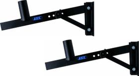 Kit 2 Suporte Parede Caixa De Som Acústica Ask Ch4 Até 45kg Kit 2 Suporte Parede Caixa De Som Acústica Ask Ch4 Até 45kg